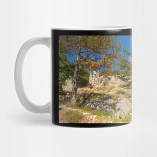 Baska Citadel Ruins, Krk Island, Croatia Mug